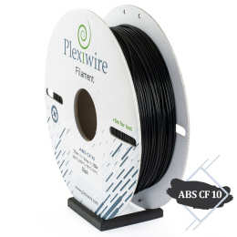 ABS CF10 Filament Plexiwire 1,75mm Czarny 0.5kg/200m