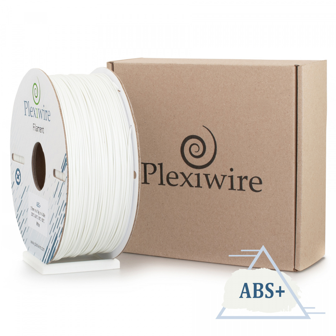 ABS+ Filament Plexiwire 1,75mm Biały 1kg/400m