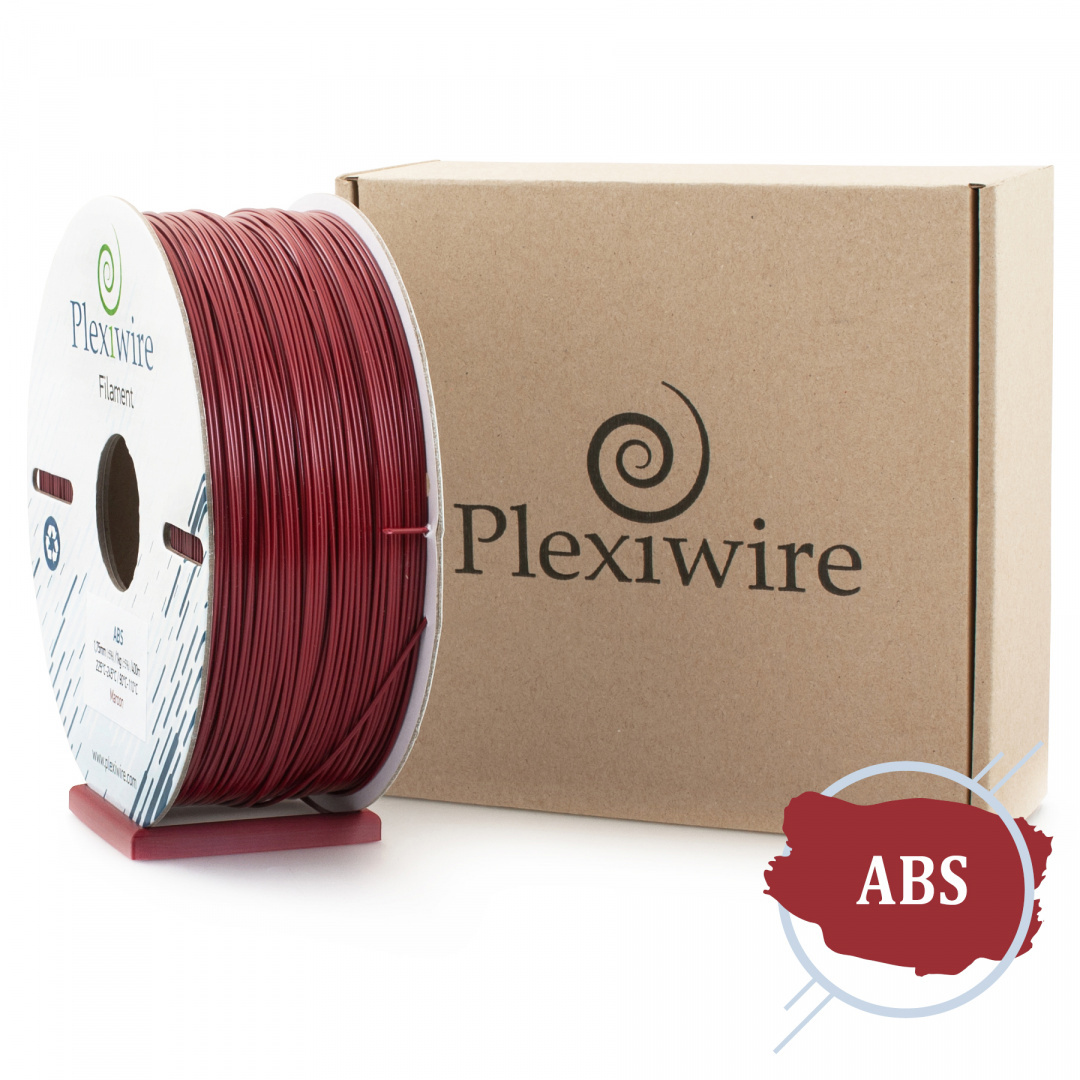 ABS Filament Plexiwire 1,75 mm Bordowy 1kg/400m