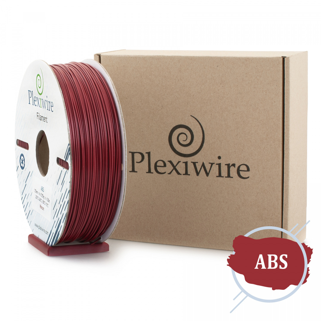 ABS Filament Plexiwire 1,75 mm Bordowy 0.75kg/300m