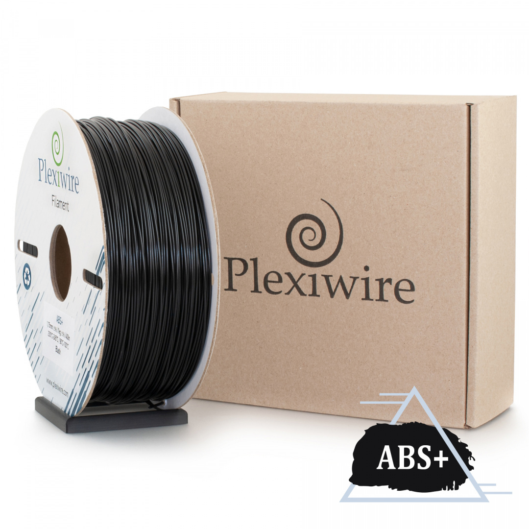 ABS+ Filament Plexiwire 1,75 mm Czarny 1kg/400m ABS+ Filament Plexiwire 1,75 mm Czarny 1kg/400m