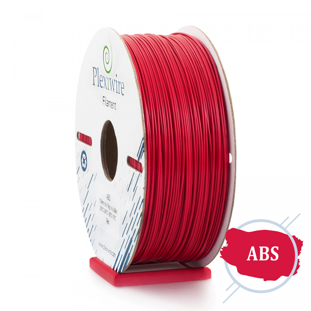 ABS Filament Plexiwire 1,75 mm Czerwony 1kg/400m