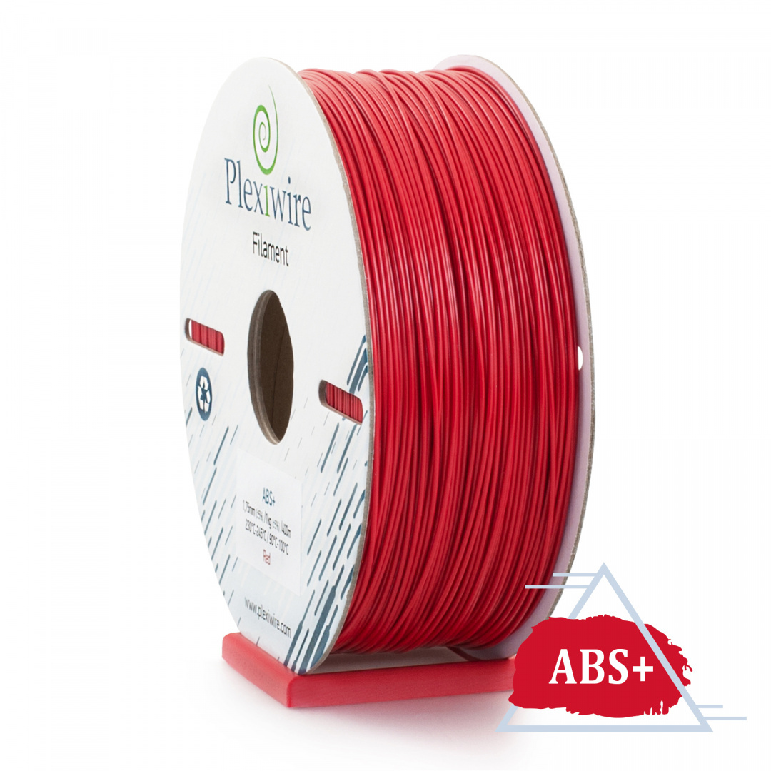 ABS+ Filament Plexiwire 1,75 mm Czerwony 1kg/400m