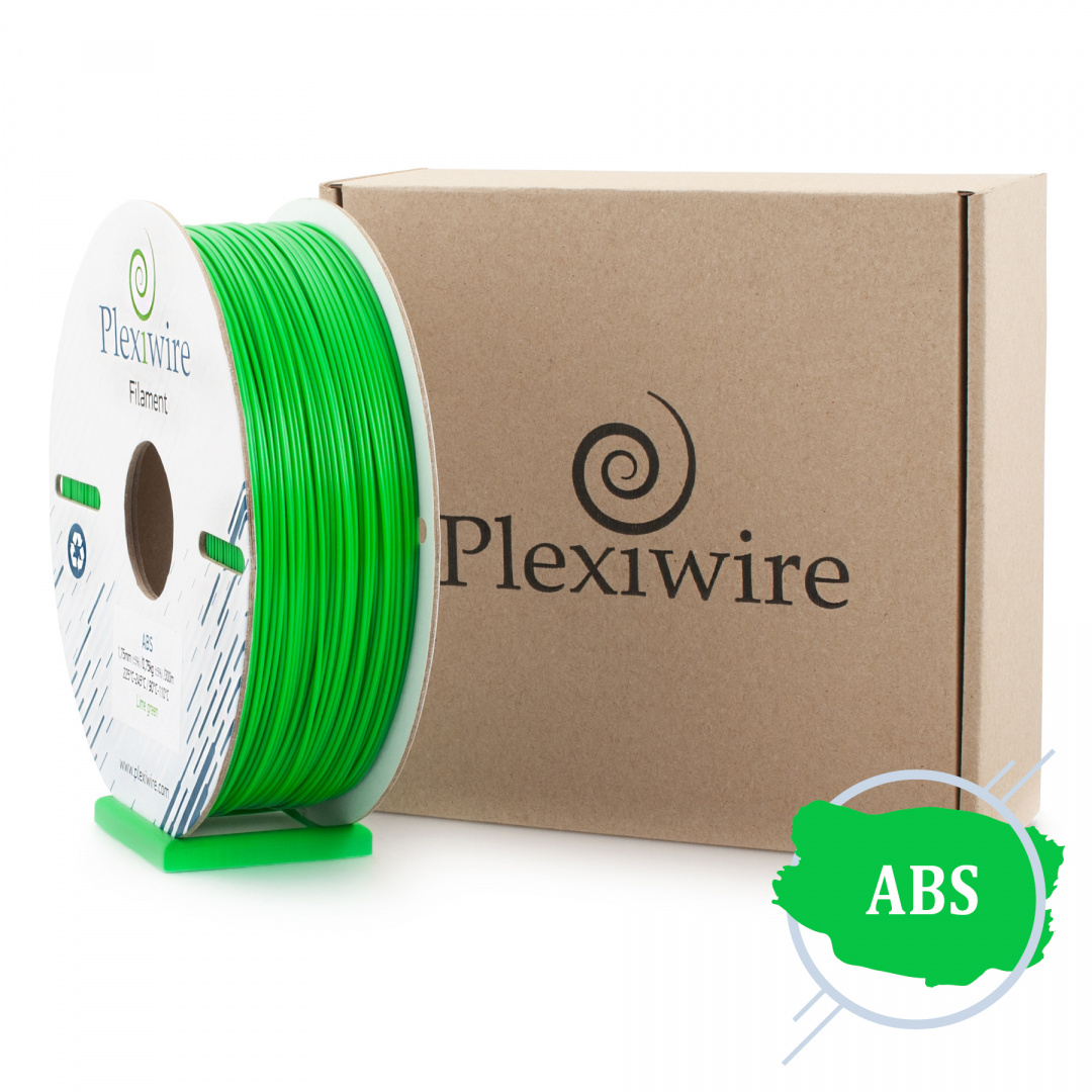 ABS Filament Plexiwire 1,75 mm Jasnozielony 0.75kg/300m ABS Filament Plexiwire 1,75 mm Jasnozielony 0.75kg/300m