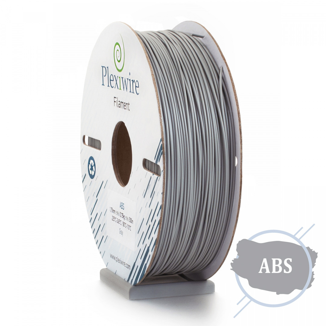 ABS Filament Plexiwire 1,75 mm Szary 0.75kg/300m ABS Filament Plexiwire 1,75 mm Szary 0.75kg/300m
