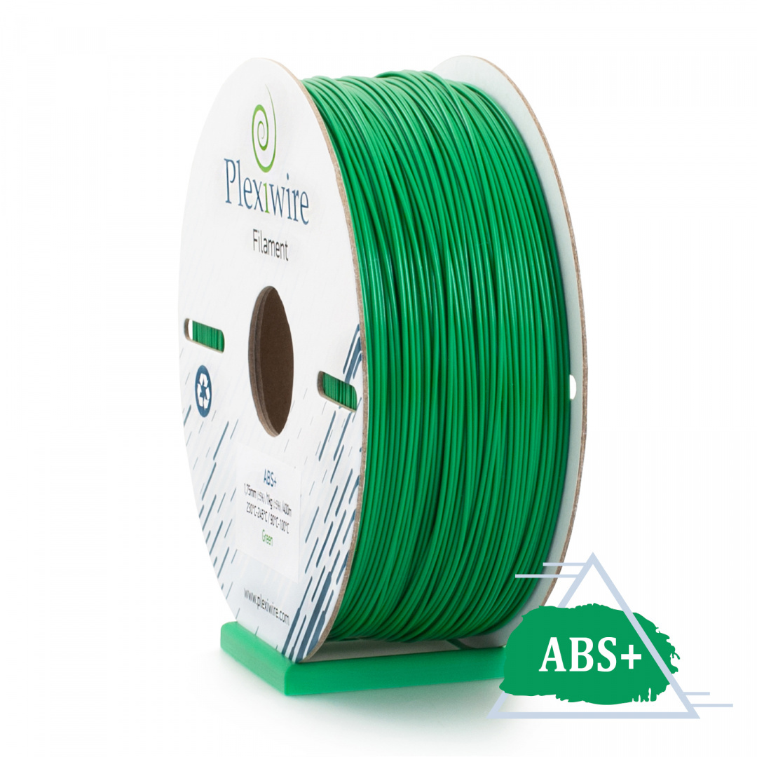 ABS+ Filament Plexiwire 1,75 mm Zielony 1kg/400m