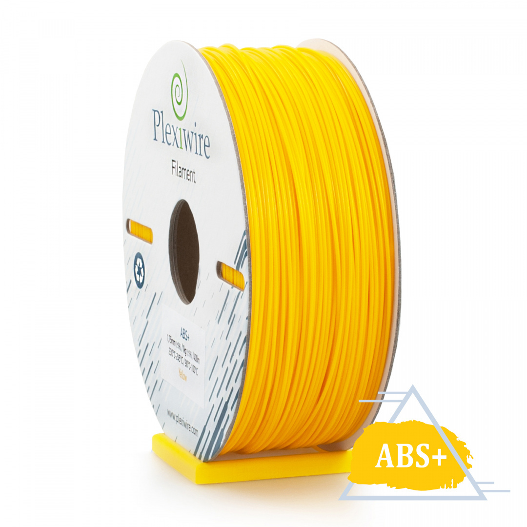 ABS+ Filament Plexiwire 1,75 mm Żółty 1kg/400m ABS+ Filament Plexiwire 1,75 mm Żółty 1kg/400m
