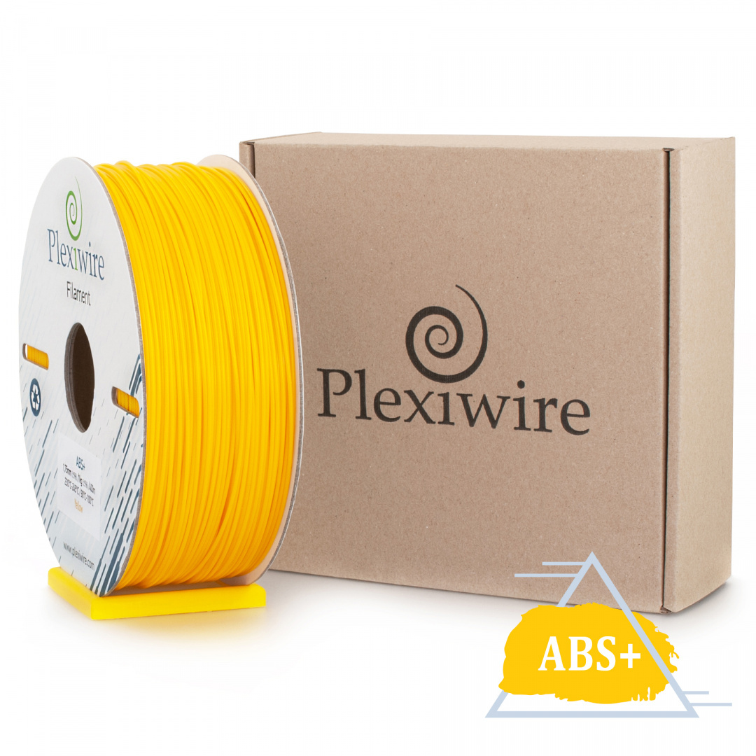 ABS+ Filament Plexiwire 1,75 mm Żółty 1kg/400m ABS+ Filament Plexiwire 1,75 mm Żółty 1kg/400m