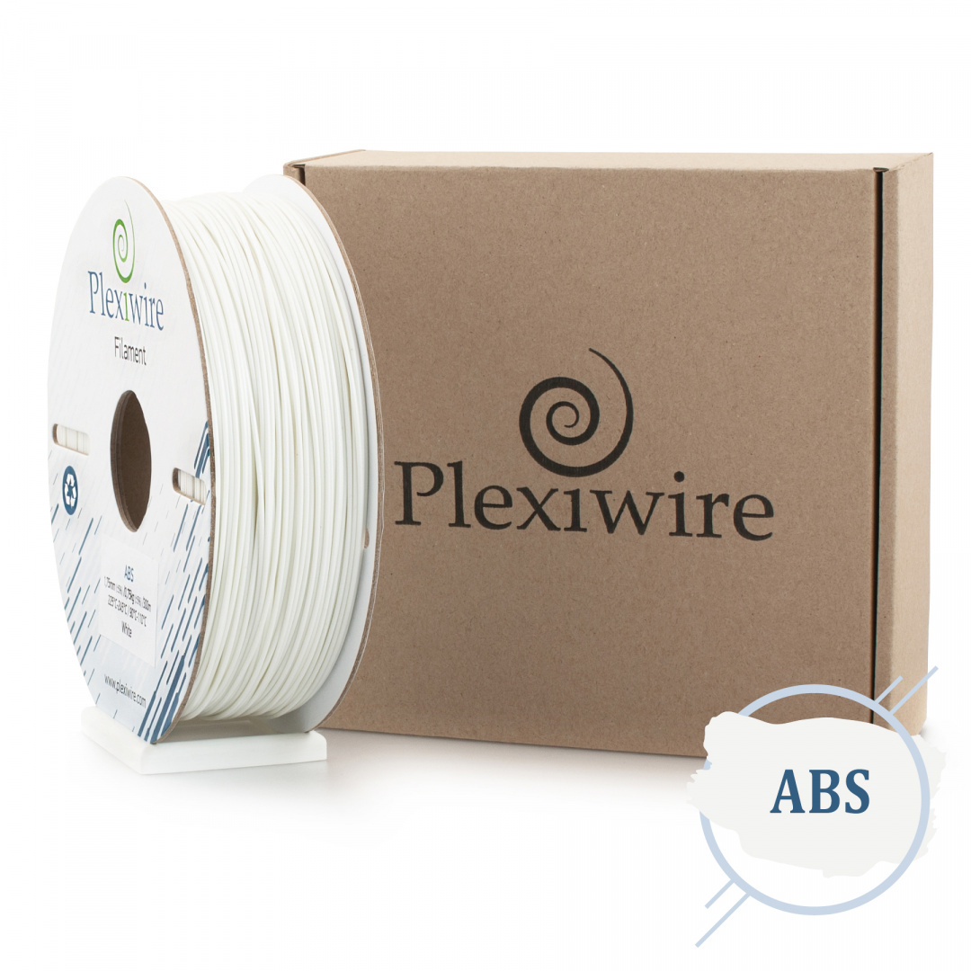 ABS Filament Plexiwire 1,75mm Biały 0.75kg/300m