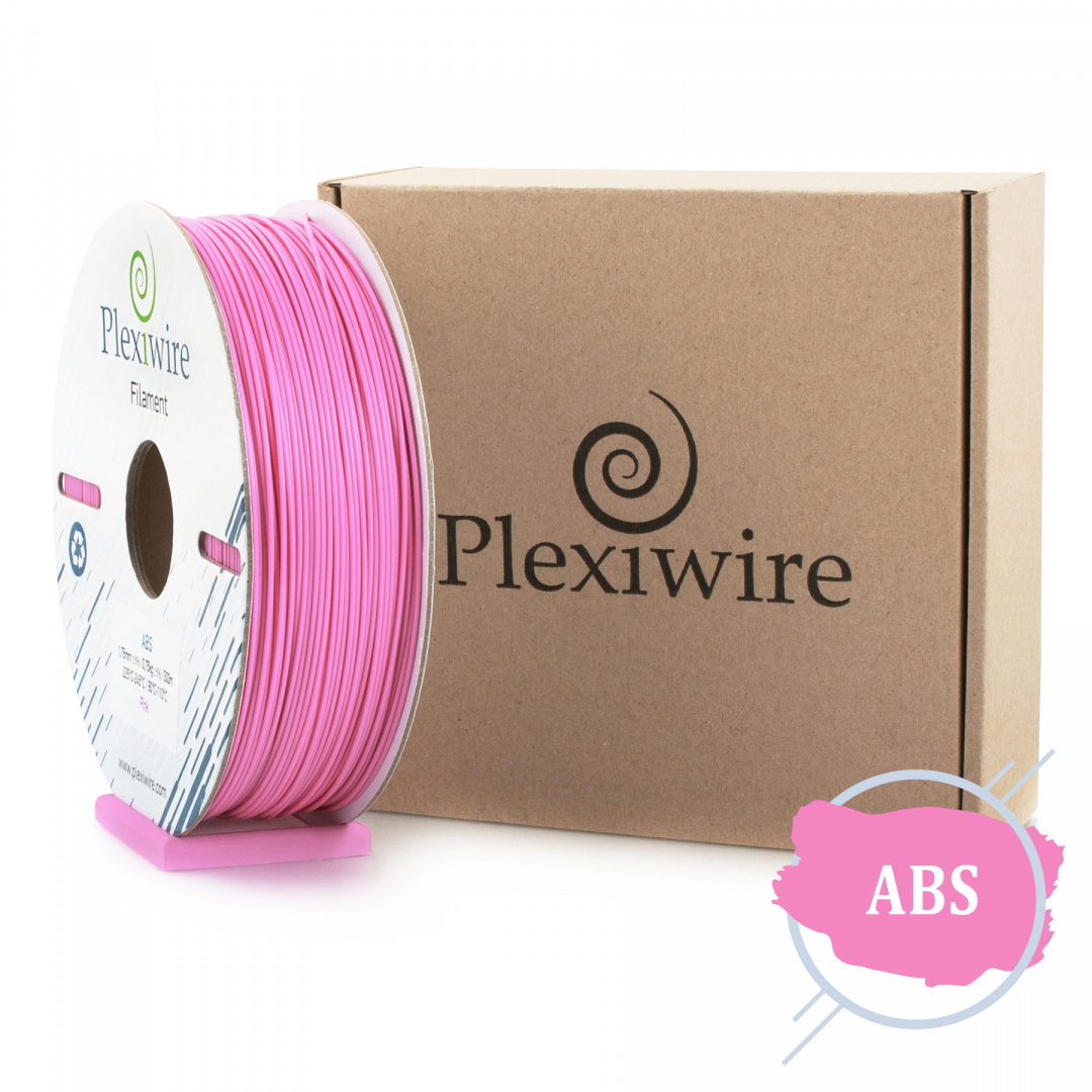 ABS Filament Plexiwire 1,75mm Różowy 0.75kg/300m ABS Filament Plexiwire 1,75mm Różowy 0.75kg/300m