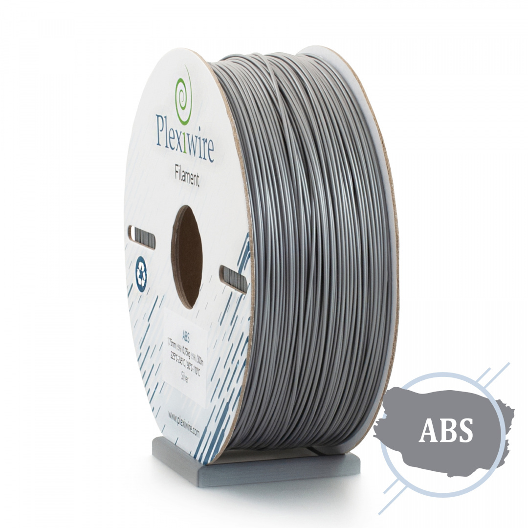 ABS Filament Plexiwire 1,75mm Srebrny 1kg/400m