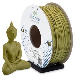 FILAMENT PLA Glitter Plexiwire 1,75mm Oliwkowy / Olive 0.3kg/100m