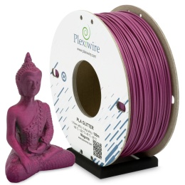 FILAMENT PLA Glitter Plexiwire 1,75mm Purpurowy / Magenta 0.3kg/100m