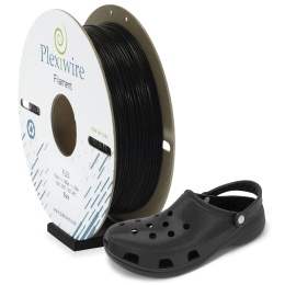 FLEX filament TPU 90A Plexiwire 1,75mm Czarny 0.6kg/200m