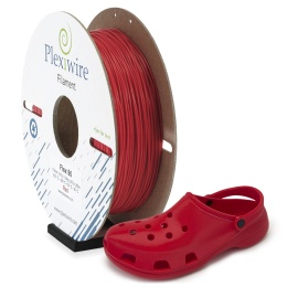 FLEX filament TPU 90A Plexiwire 1,75mm Czerwony 0.6kg/200m