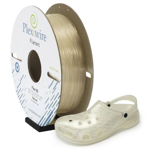 FLEX filament TPU 90A Plexiwire 1,75mm Naturalny 0.6kg/200m