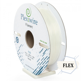 FLEX filament TPU 90A Plexiwire 1,75mm Naturalny 0.6kg/200m
