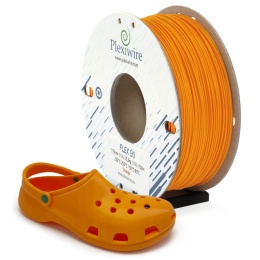 FLEX filament TPU 90A Plexiwire 1,75mm Pomarańczowy 0.3kg/100m
