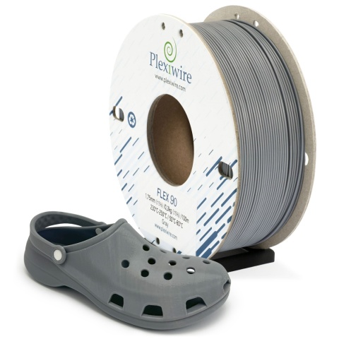 FLEX filament TPU 90A Plexiwire 1,75mm Szary 0.3kg/100m