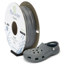 FLEX filament TPU 90A Plexiwire 1,75mm Szary 0.9kg/300m