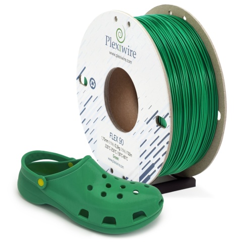FLEX filament TPU 90A Plexiwire 1,75mm Zielony 0.3kg/100m FLEX filament TPU 90A Plexiwire 1,75mm Zielony 0.3kg/100m