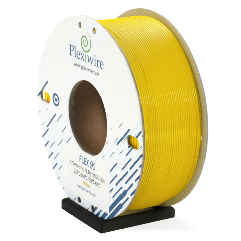 FLEX filament TPU 90A Plexiwire 1,75mm Żółty 0.3kg/100m