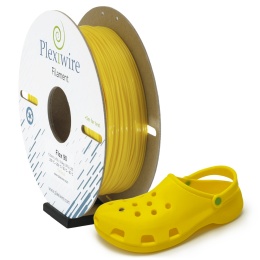 FLEX filament TPU 90A Plexiwire 1,75mm Żółty 0.9kg/300m