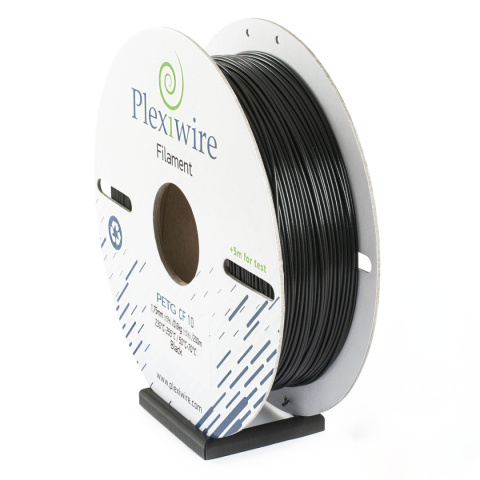 PETG CF10 Filament Plexiwire 1,75mm Czarny 0.6kg/200m