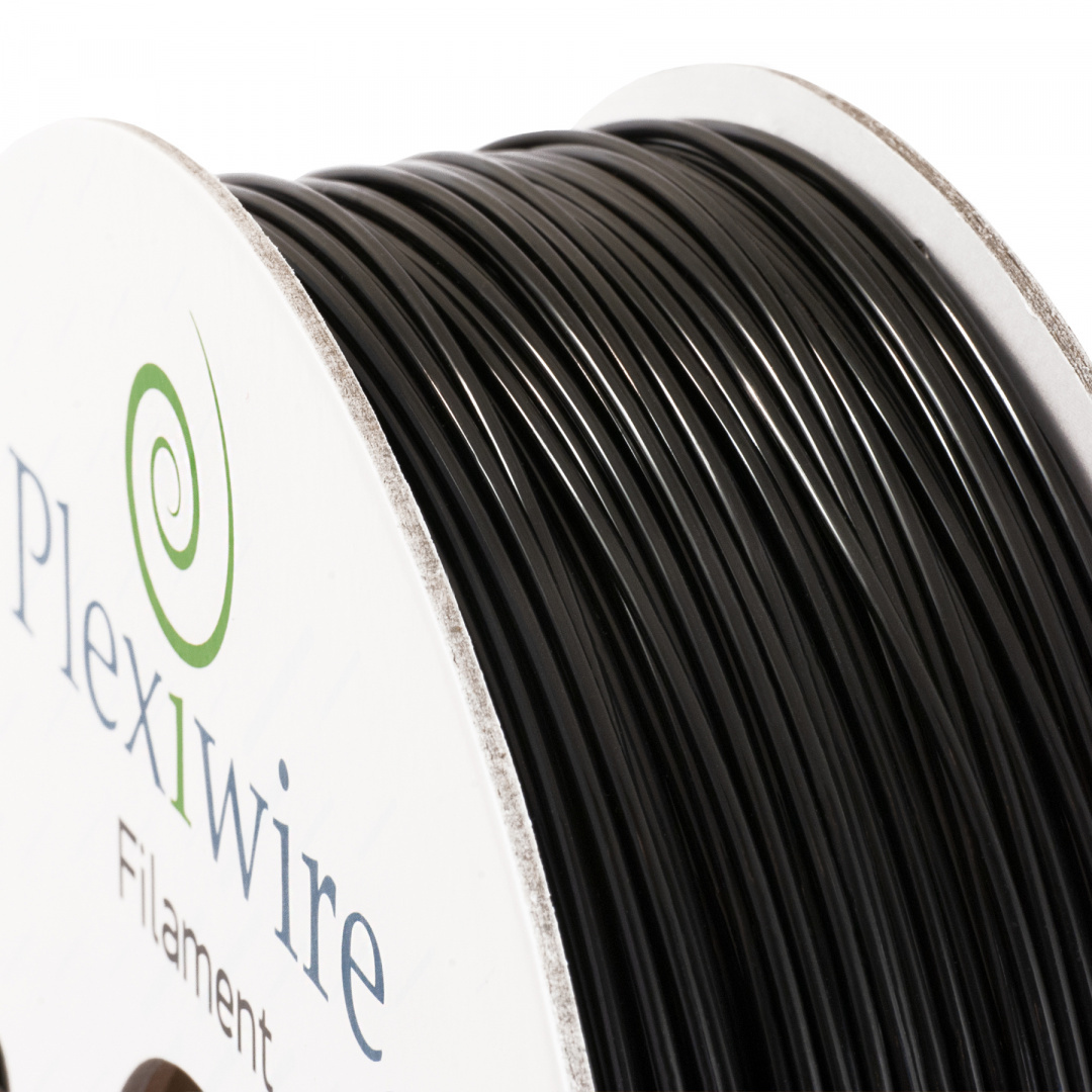 PETG filament Plexiwire 1,75mm Czarny 0.9kg/300m