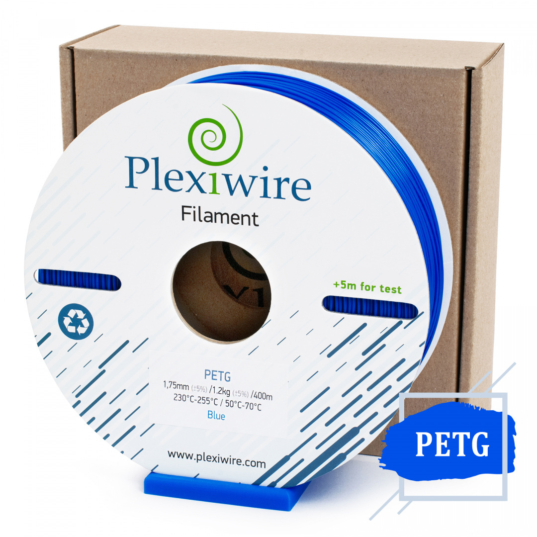 PETG filament Plexiwire 1,75mm Niebieski 1.2kg/400m