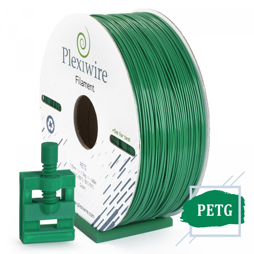PETG filament Plexiwire 1,75mm Zielony 1.2kg/400m