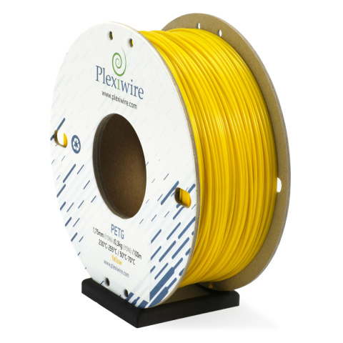 PETG filament Plexiwire 1,75mm Żółty 0.3kg/100m