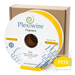 PETG filament Plexiwire 1,75mm Żółty 1.2kg/400m