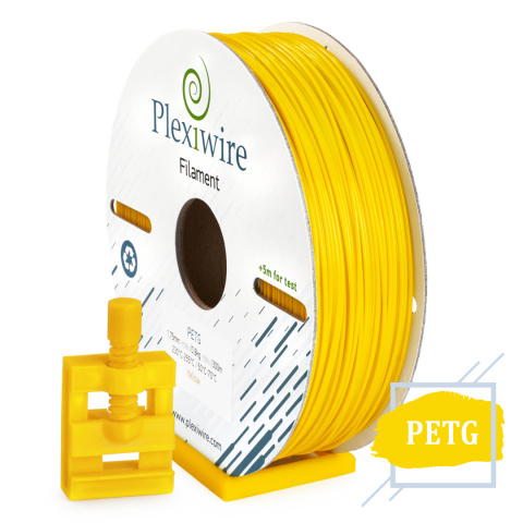 PETG filament Plexiwire 1,75mm Żółty 0.9kg/300m