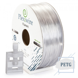 PETG filment Plexiwire 1,75mm Naturalny Transparent 1.2kg/400m