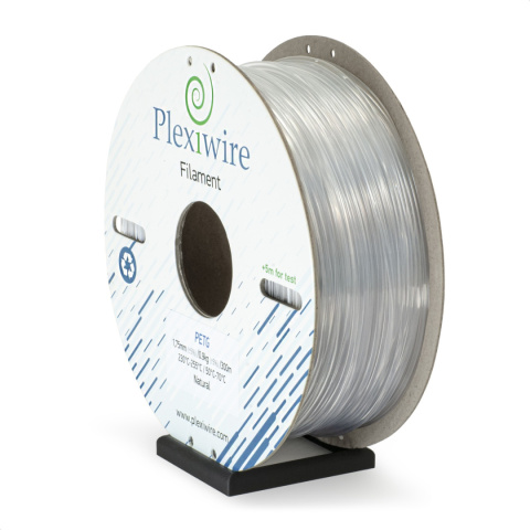 PETG filment Plexiwire 1,75mm Naturalny Transparent 0.9kg/300m