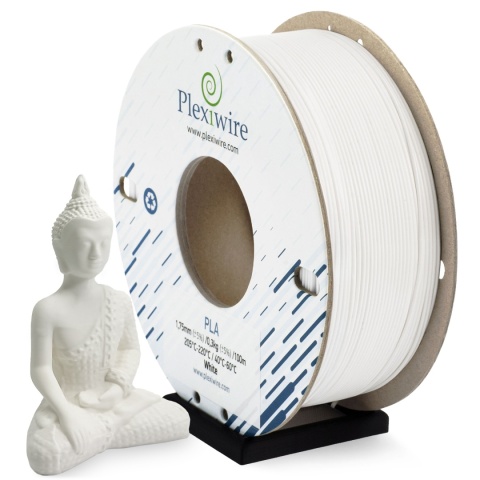 PLA Filament Plexiwire 1,75 mm Biały 0.3kg/100m PLA Filament Plexiwire 1,75 mm Biały 0.3kg/100m