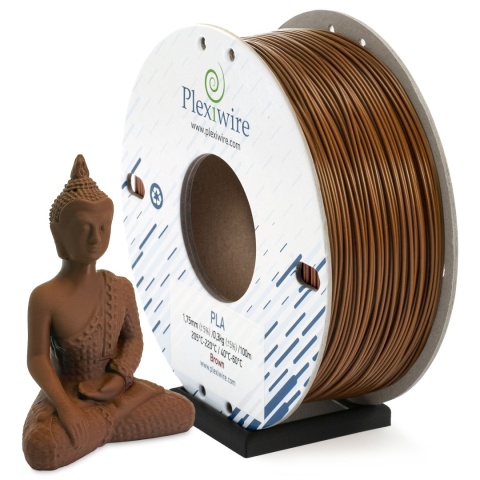 PLA Filament Plexiwire 1,75 mm Brązowy 0.3kg/100m PLA Filament Plexiwire 1,75 mm Brązowy 0.3kg/100m