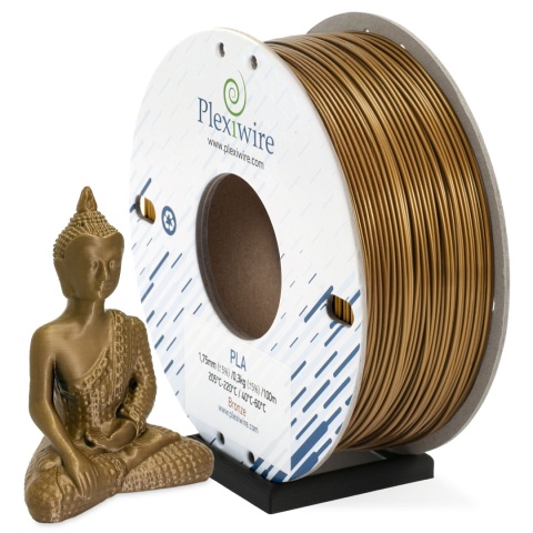 PLA Filament Plexiwire 1,75 mm Brązowy metaliczny 0.3kg/100m PLA Filament Plexiwire 1,75 mm Brązowy metaliczny 0.3kg/100m