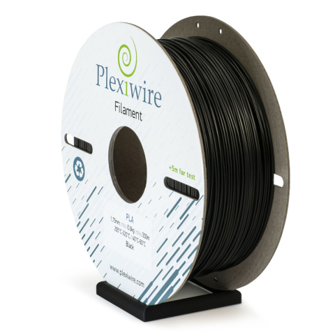 PLA Filament Plexiwire 1,75 mm Czarny 0.9kg/300m