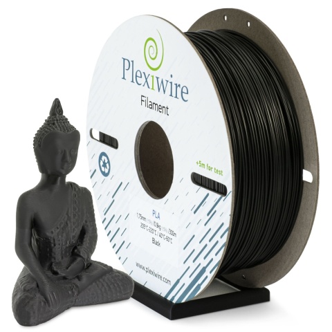 PLA Filament Plexiwire 1,75 mm Czarny 0.9kg/300m PLA Filament Plexiwire 1,75 mm Czarny 0.9kg/300m