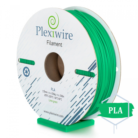 PLA Filament Plexiwire 1,75 mm Jasnozielony 0.9kg/300m