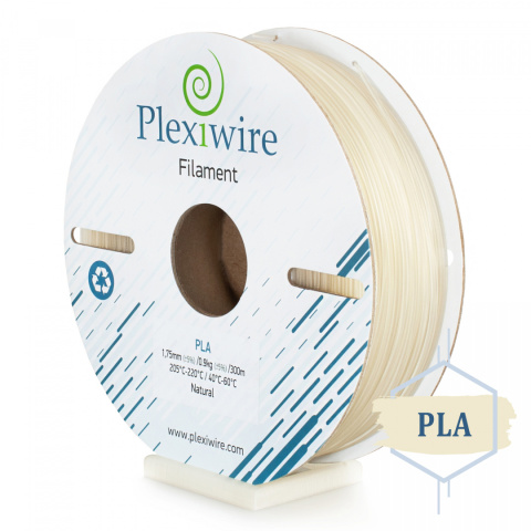 PLA Filament Plexiwire 1,75 mm Naturalny 0.9kg/300m
