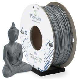 PLA Filament Plexiwire 1,75 mm Stalowy / Steel 0.3kg/100m
