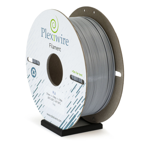 PLA Filament Plexiwire 1,75 mm Szary 0.9kg/300m