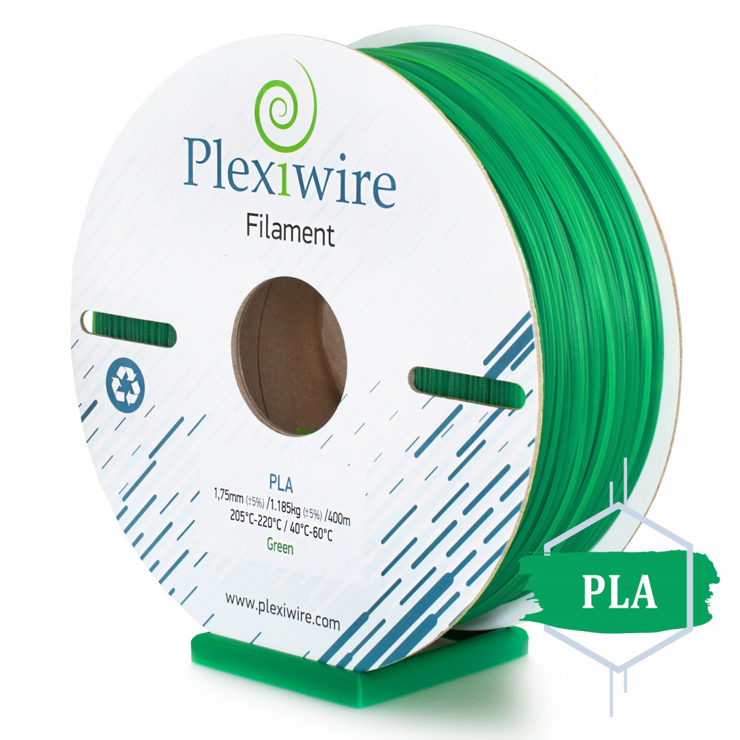 PLA Filament Plexiwire 1,75 mm Zielony 1.2kg/400m