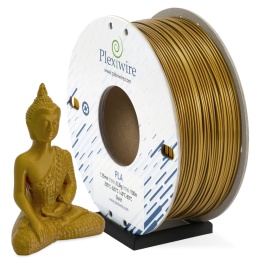 PLA Filament Plexiwire 1,75 mm Złoty / Gold 0.3kg/100m
