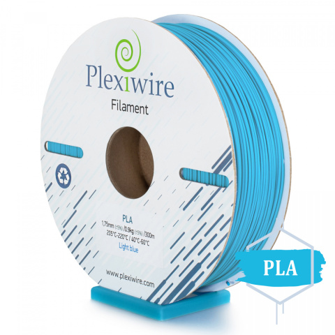 PLA Filament Plexiwire 1,75mm Jasnoniebieski 0.9kg/300m