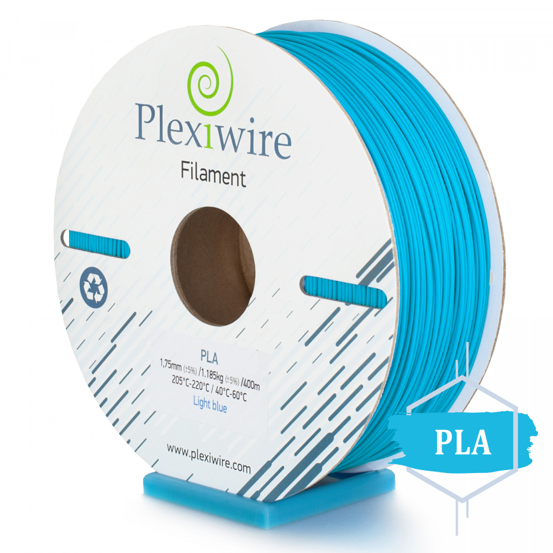 PLA Filament Plexiwire 1,75mm Jasnoniebieski 1,2kg/400m