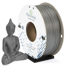 PLA filament Plexiwire 1,75mm Srebrny 0.3kg/100m